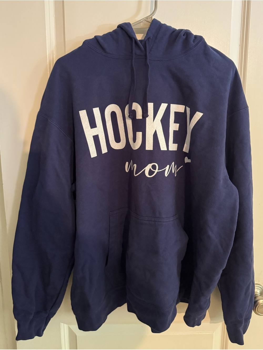 Hockey Mom Pullover Hoodie - Navy